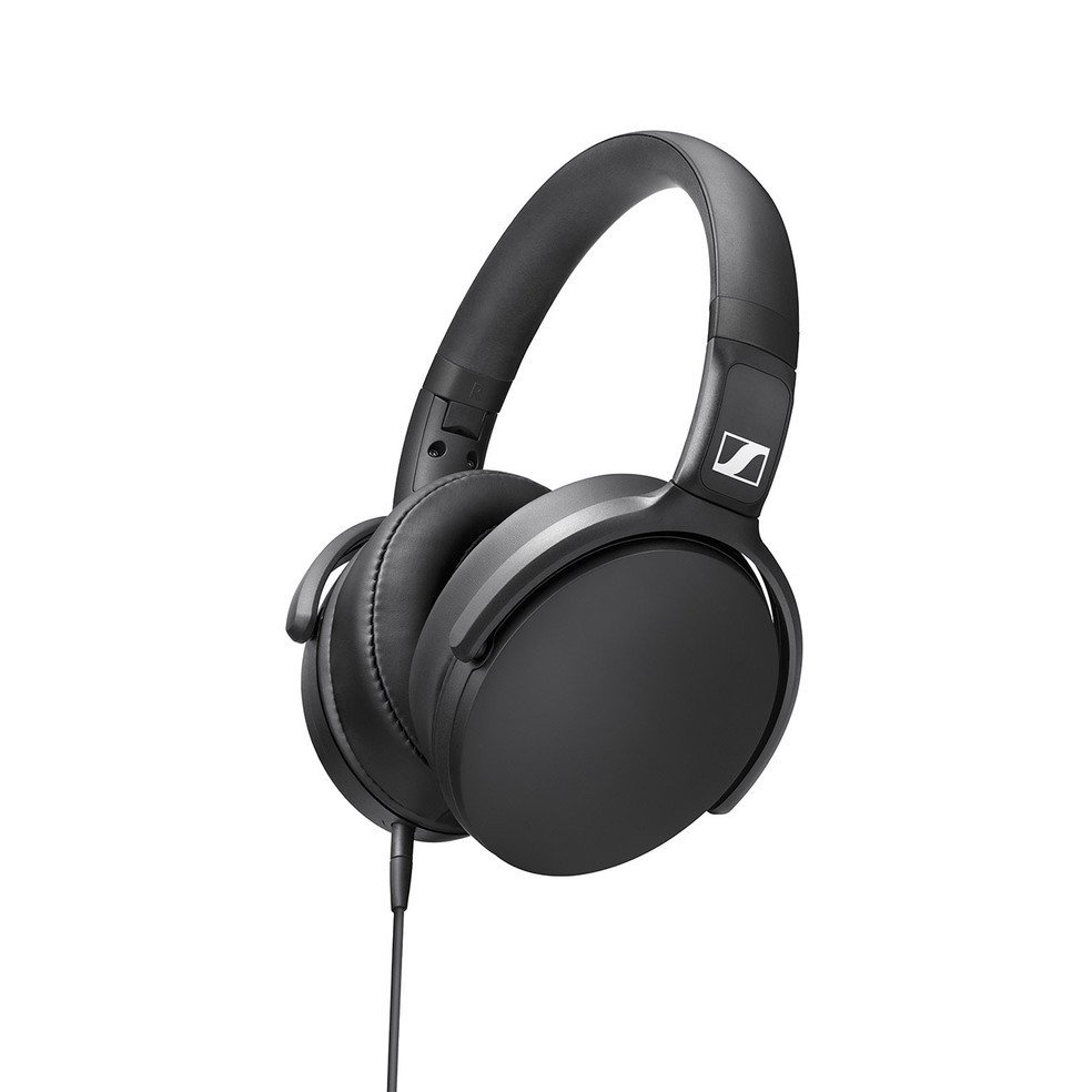 Ausinės SENNHEISER HD 400S, ant ausų, laidinės, juodos