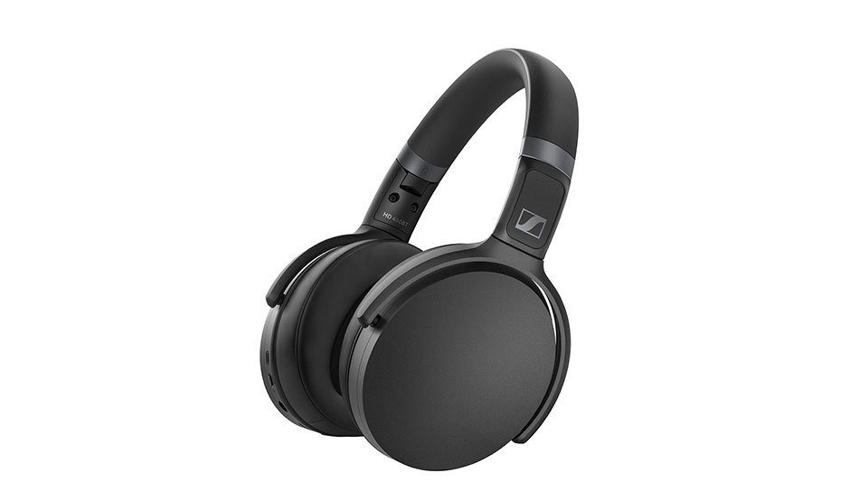 Ausinės SENNHEISER HD 450BT, ant ausų, belaidės, iki 30val., ANC, juodos