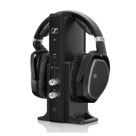 Ausinės Sennheiser  Wireless Headphones  RS 195  Over-ear  Wireless  Black