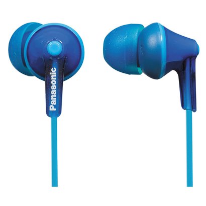 Ausinės PANASONIC RP-HJE125E-A į ausis, mėlynos