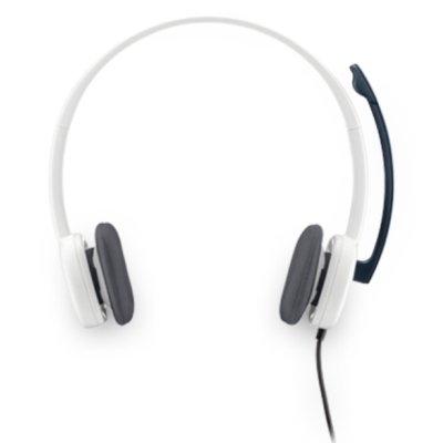 Ausinės LOGITECH H150, su mikrofonu, baltos