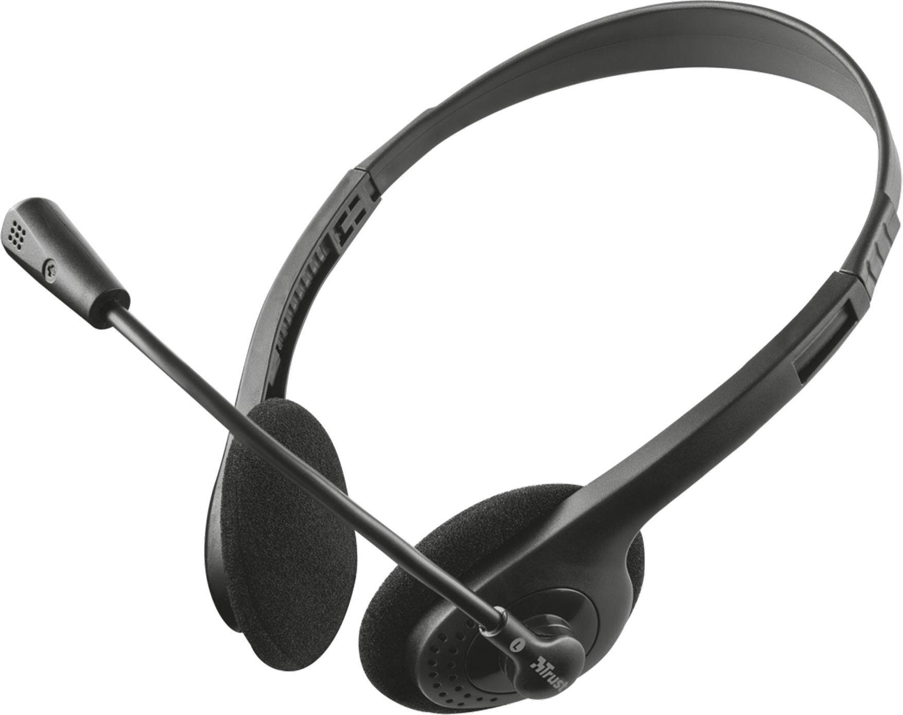 Trust 21665 headphones/headset Wired In-ear Calls/Music Black