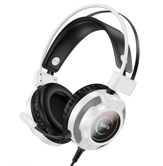 Hoco W110 Resource Laidinės USB+ Jack 3.5 In-Ear ausinės su laidu, Balta