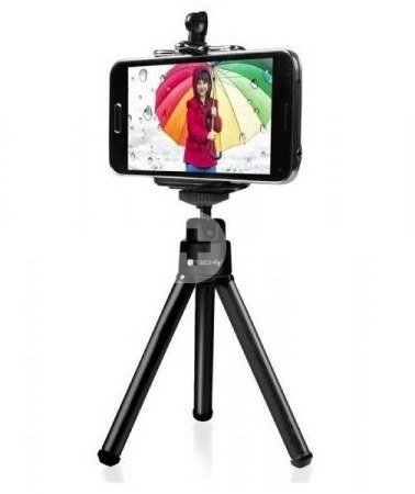Techly Selfie mini stand for smartphone / camera, adjustable