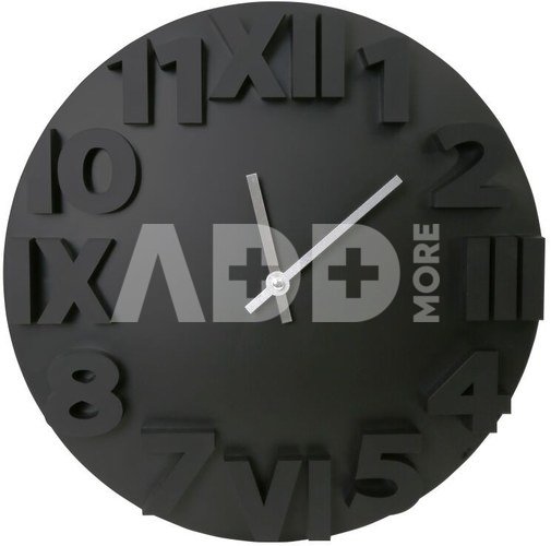 Platinet wall clock Modern, black (42985)