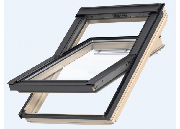 Stoglangis Velux Standard GLL 1061, medinis, rankena viršuje (įv.dydžiai)