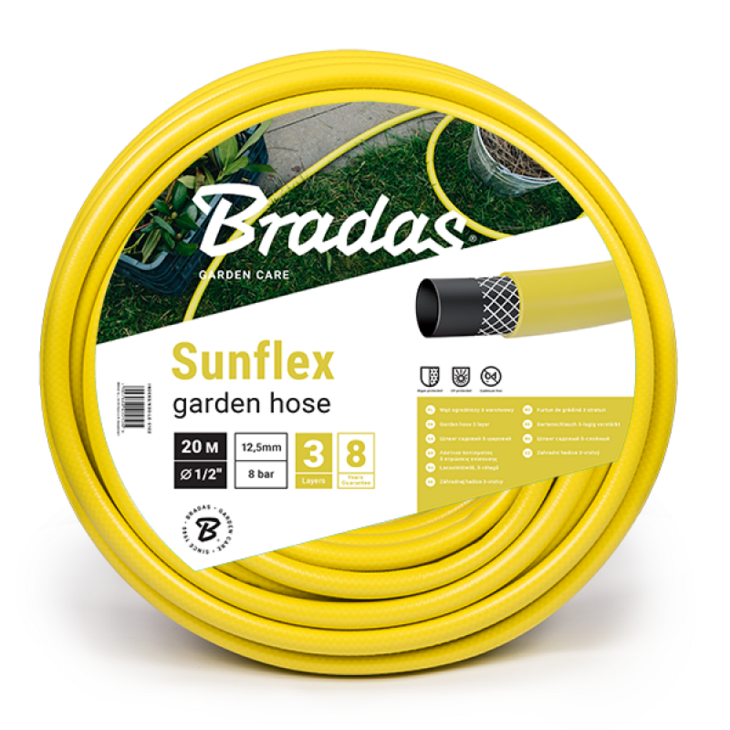 Sodo laistymo žarna Bradas SUNFLEX 3/4", 25 m