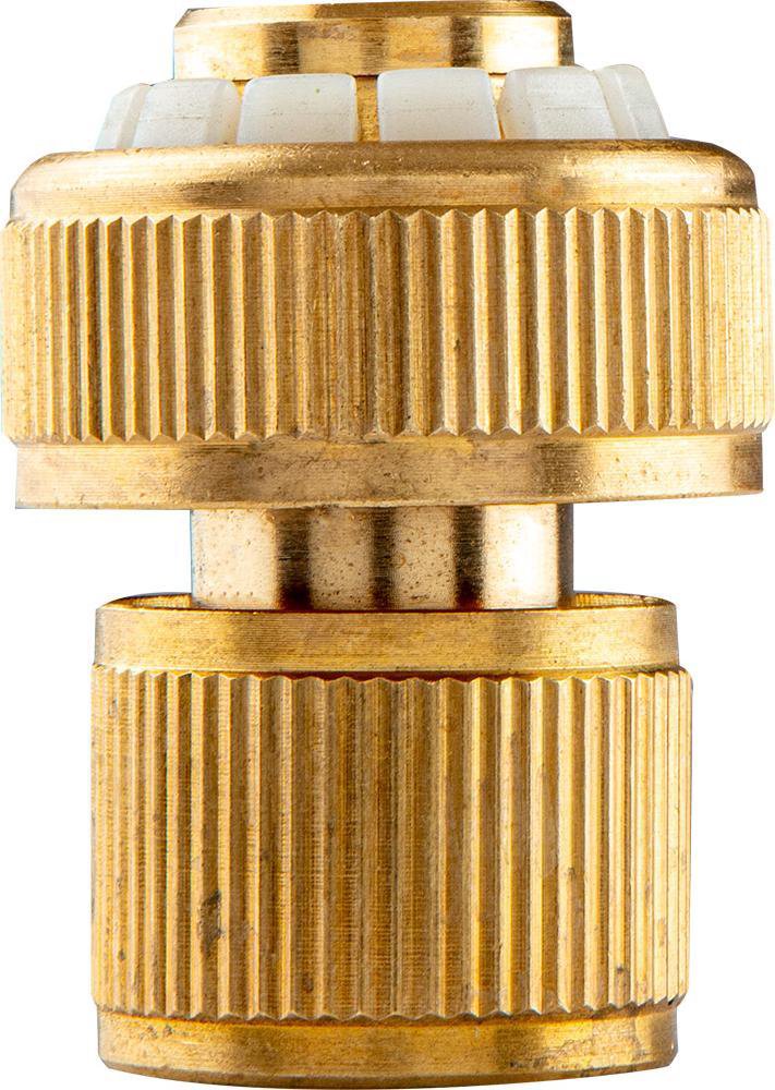 Neo STOP connector 3/4", brass 15-733