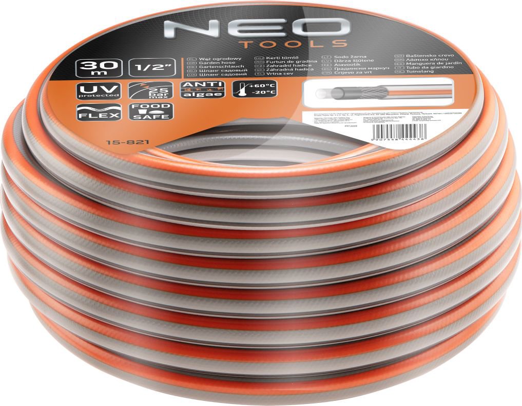 Neo Garden hose 1/2" x 30 m, 4-layer OPTIMA (15-821)