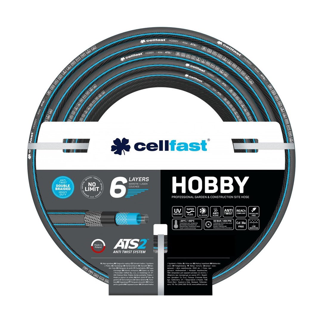 CELLFAST HOBBY ATS2 sodo žarna 25 m