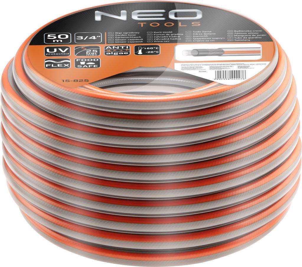 Neo Garden hose Optima 3/4" 50m 4-layer (15-825)