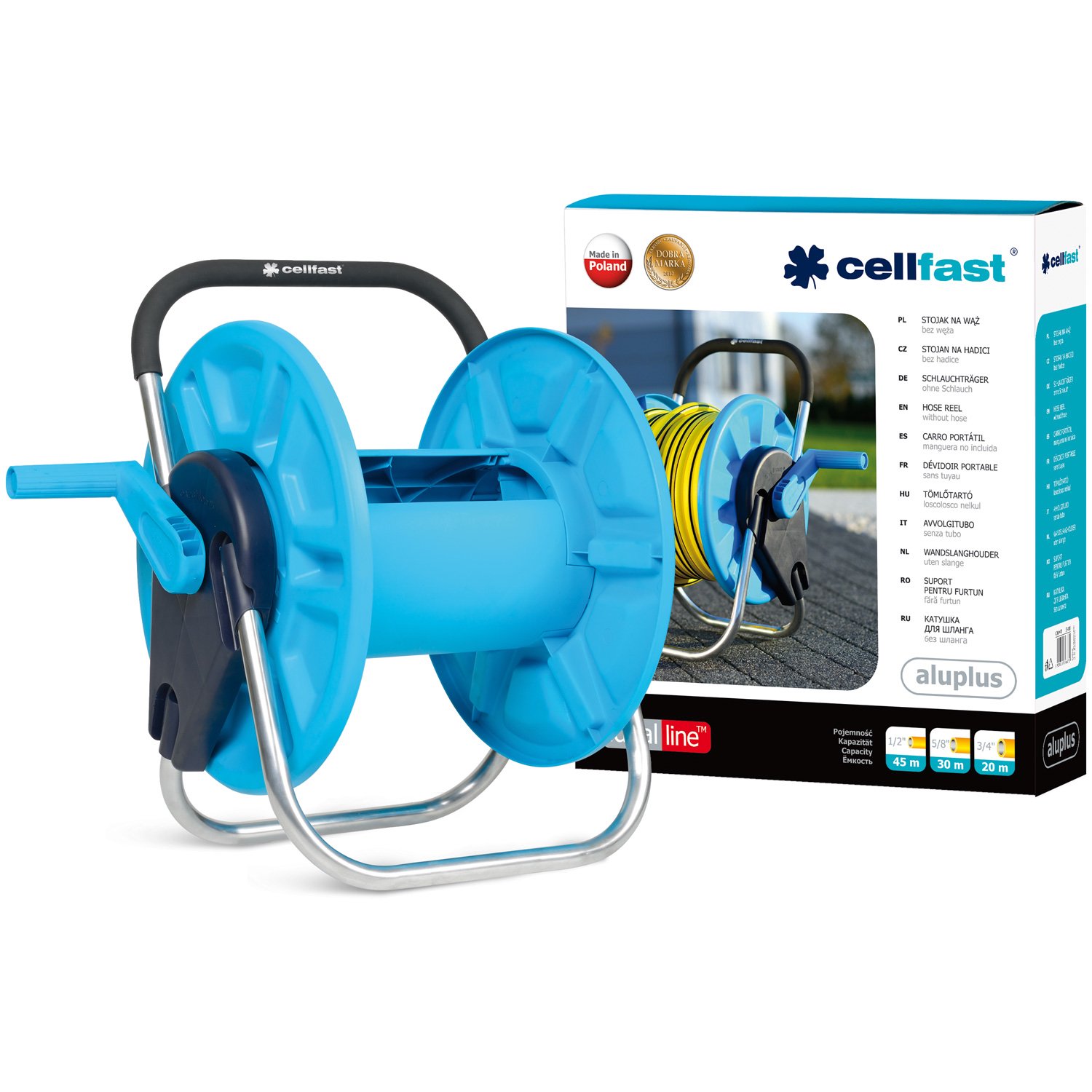 Cellfast Garden hose stand AluPlus 60m 1/2" (55-160)