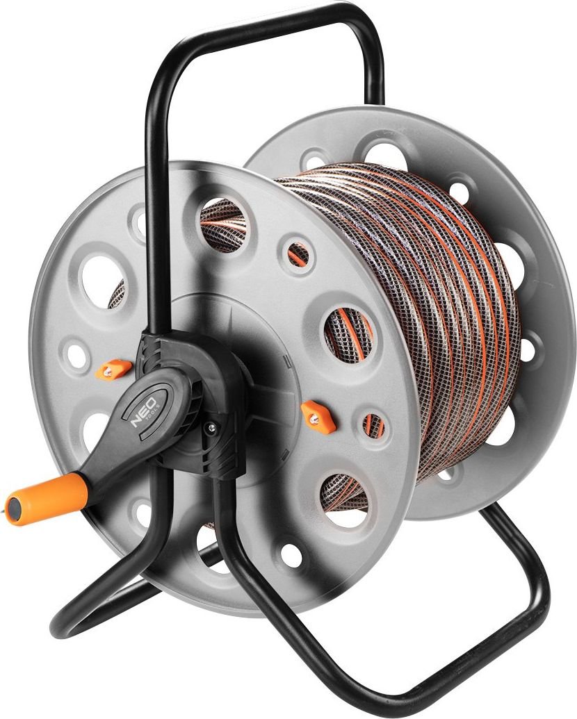 Neo Garden hose stand, metal, up to 100 m 1/2" hose 15-790