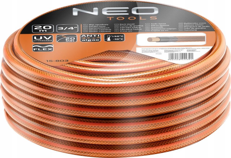 Neo Garden hose Economic 3/4" 20m 4-layer (15-803)
