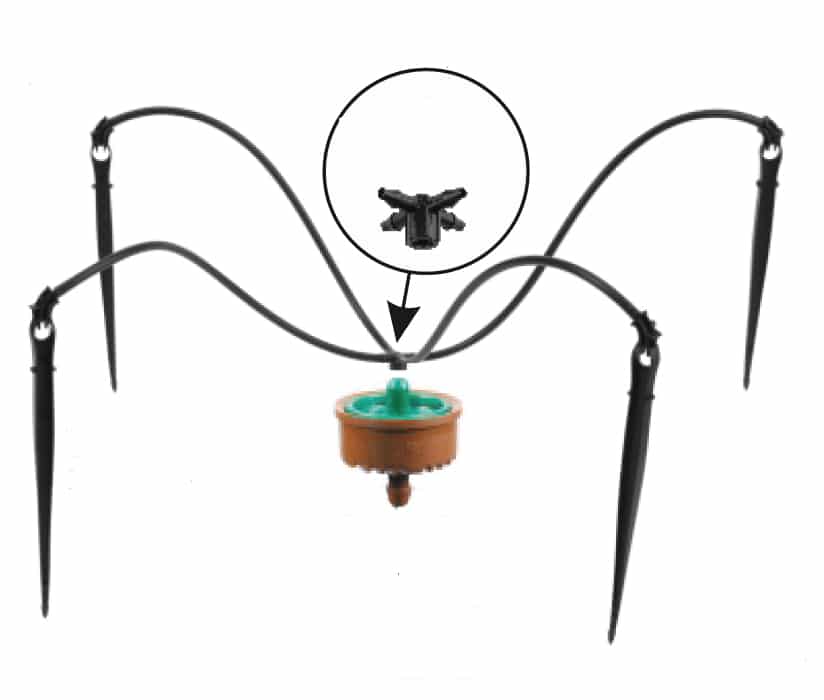 Black Spider (vandentiekiui) 4x50 cm (100 vnt)
