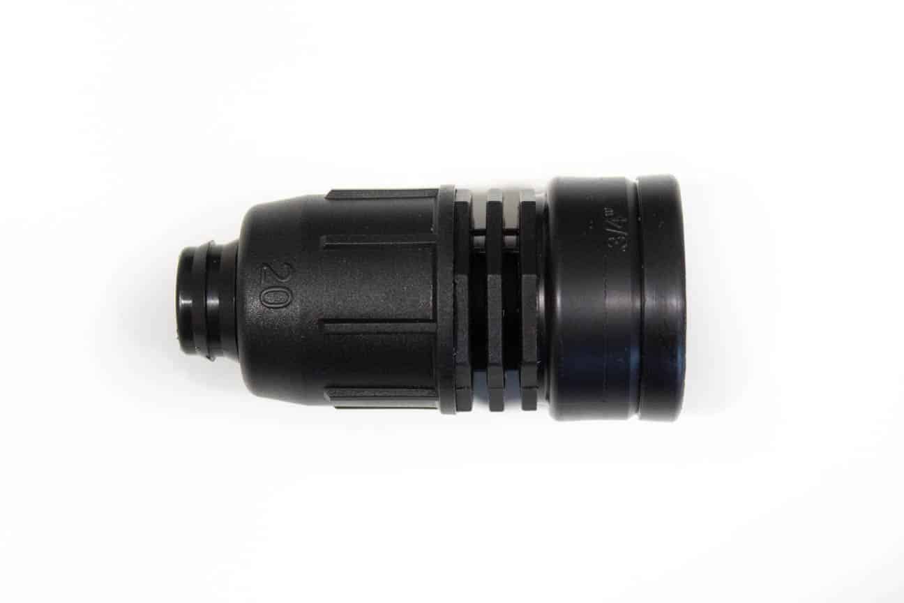Sujungimas 16mm LDPE vamzdis ir ¾” vidinis sriegis