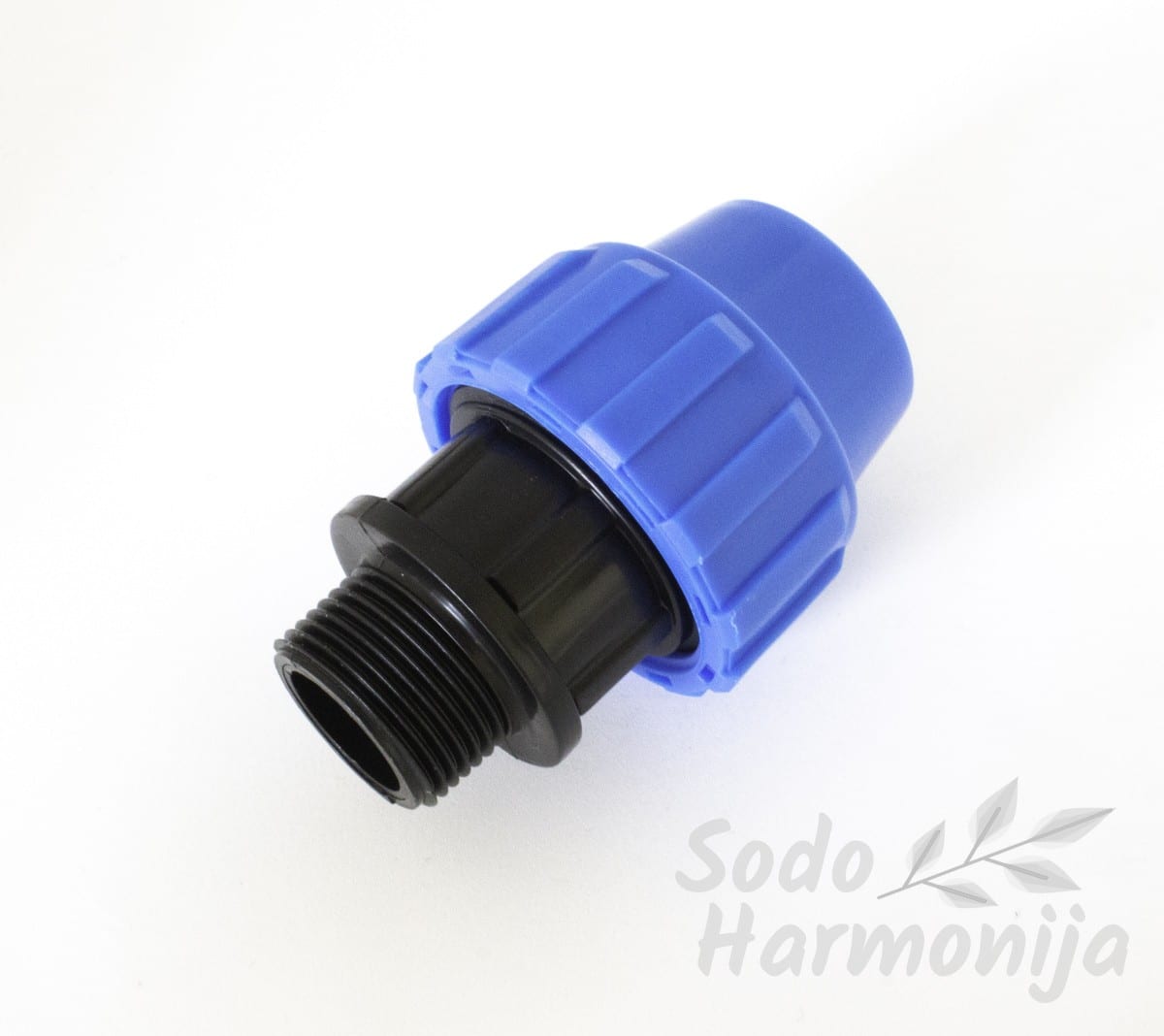 PP ECO Sujungimas 32mm vamzdžiui ir 1” išorinis sriegis