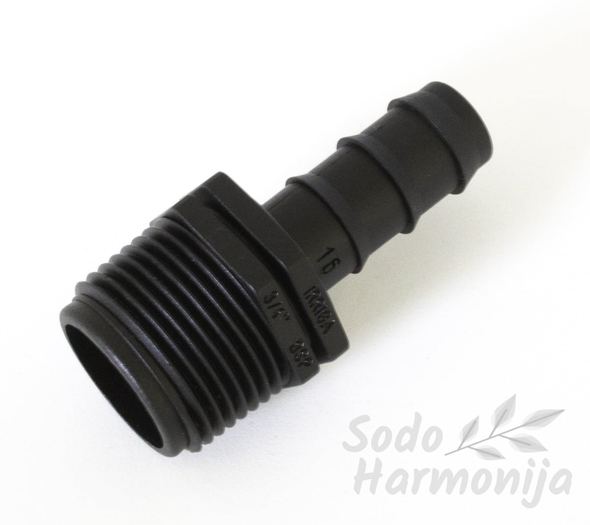 ID Sujungimas 16mm x ¾" išorinis sriegis LDPE vamzdžiui