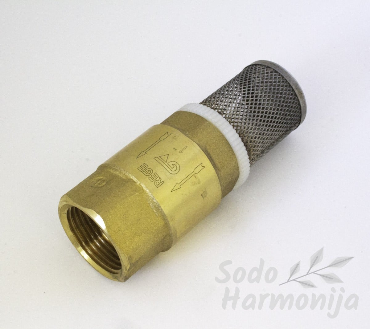 Atbulinis vožtuvas su filtru 1" vidinis sriegis (žalvarinis)