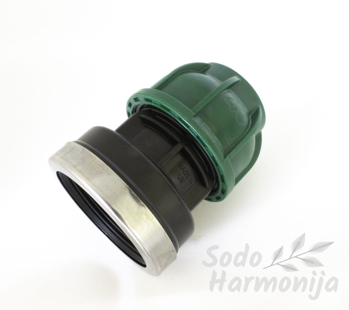 PP Sujungimas 40mm vamzdžiui ir 2” vidinis sriegis