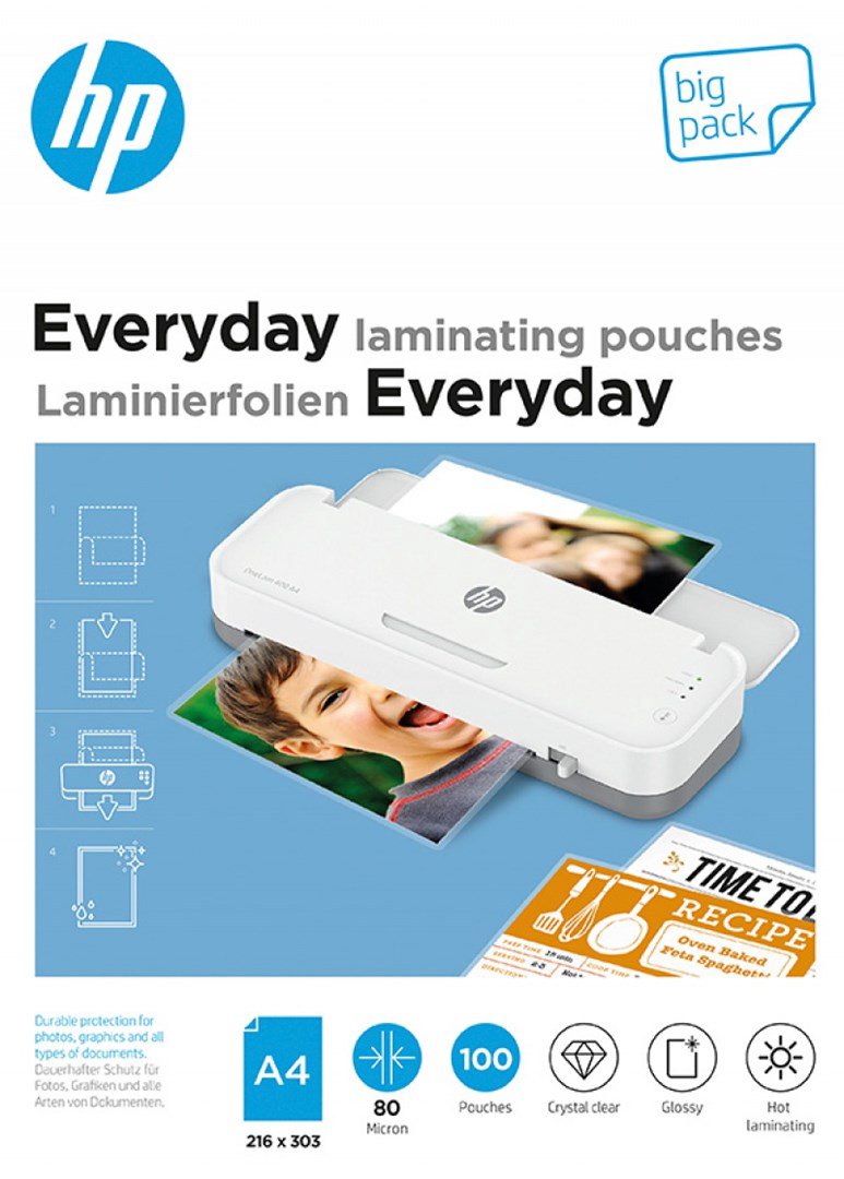 HP Everyday laminavimo plėvelė A4 100 vnt