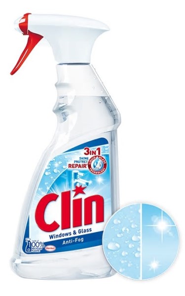 Langų valiklis CLIN Anti-Fog 500 ml