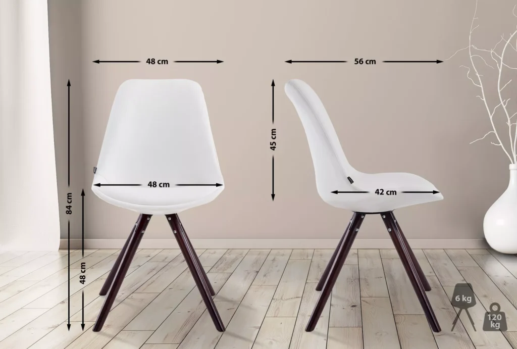 Lankytojų kėdė "Laval Cappuccino" apvali