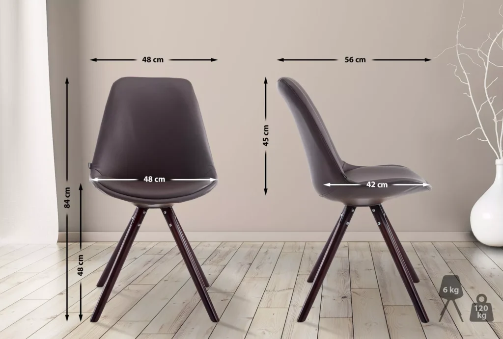 Lankytojų kėdė "Laval Cappuccino" apvali
