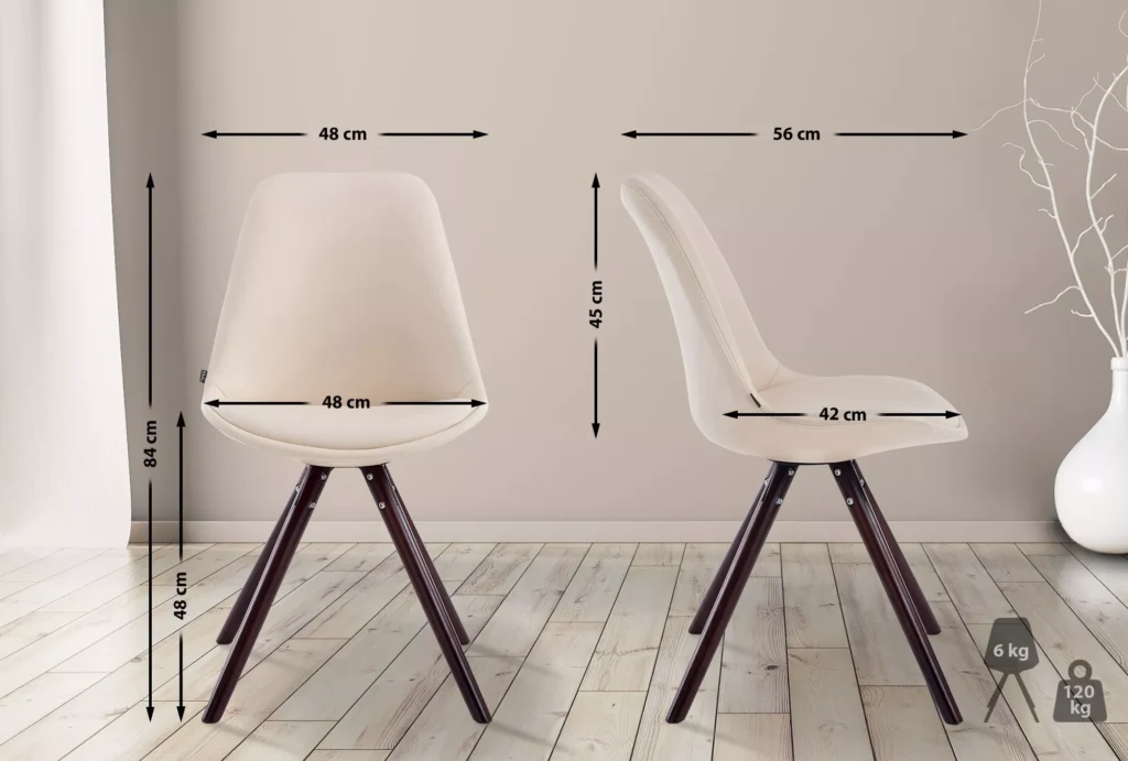 Lankytojų kėdė "Laval Cappuccino" apvali