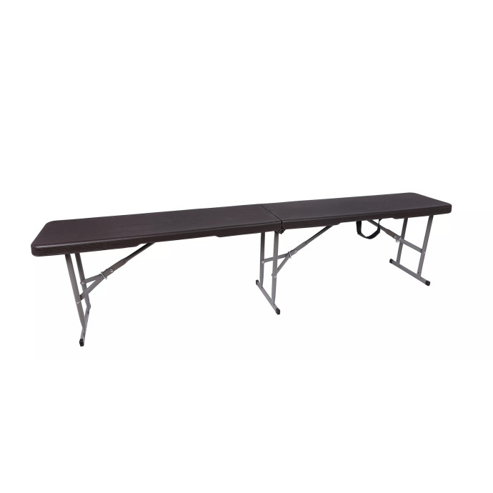 Sodo suolas Sarvak 180 cm Verners Saravak Folding Steel Bench Brown