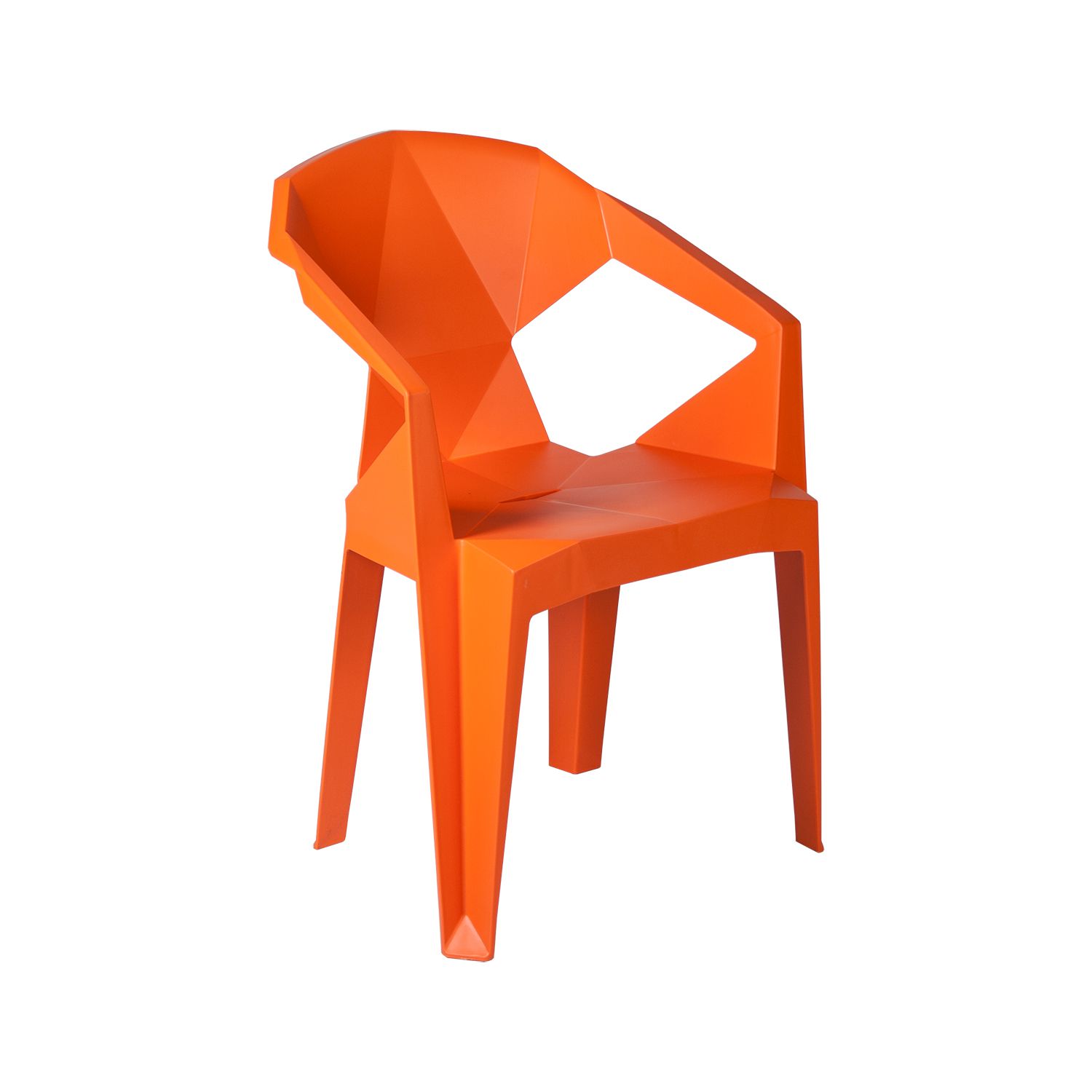 Lauko kėdė MUZE, 56x50,6xH80 cm, oranžinė
