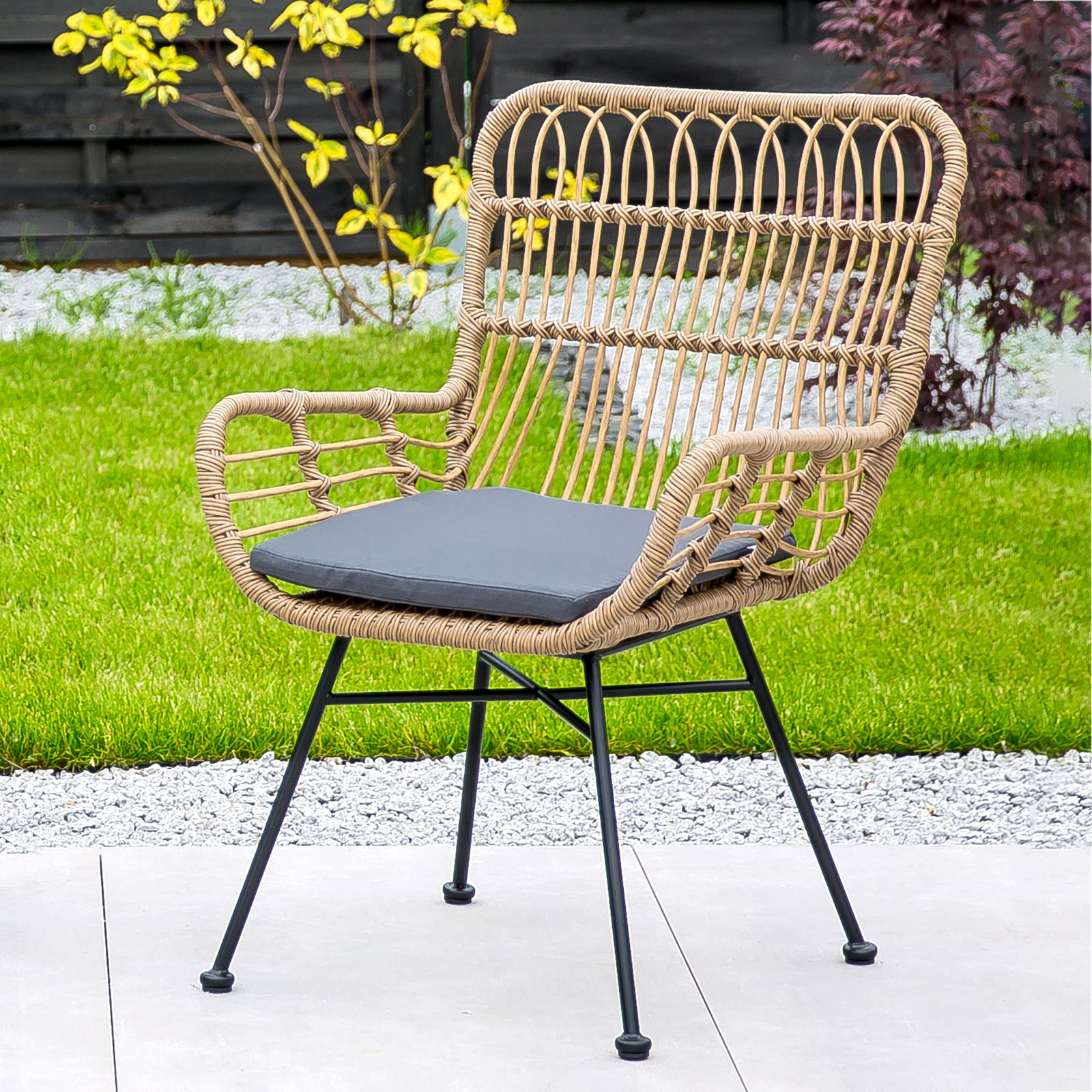 Lauko  fotelis-kėdė PATIO Adele Beige