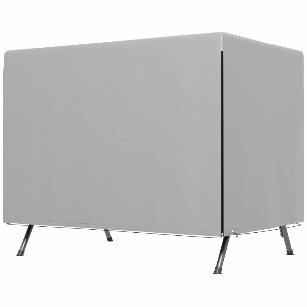 Apsauginis uždangalas sodo baldams, pilkas, 215x155x150cm