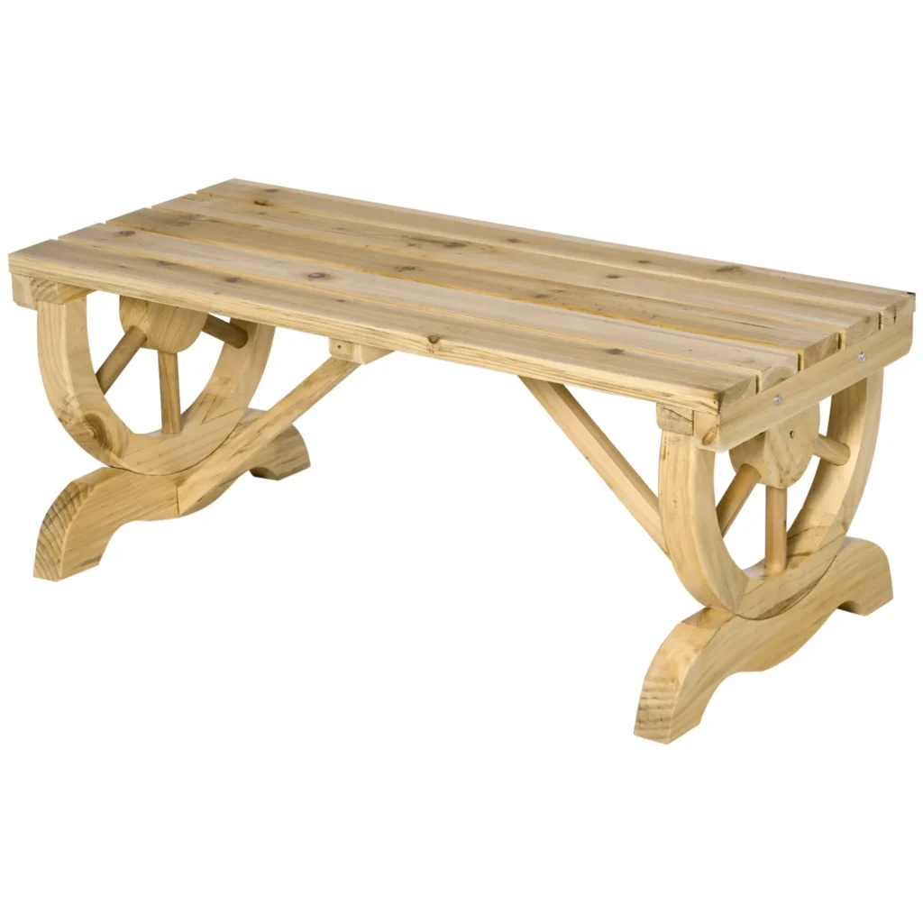 Medinis sodo suoliukas 98 x 50 x 39,5 cm