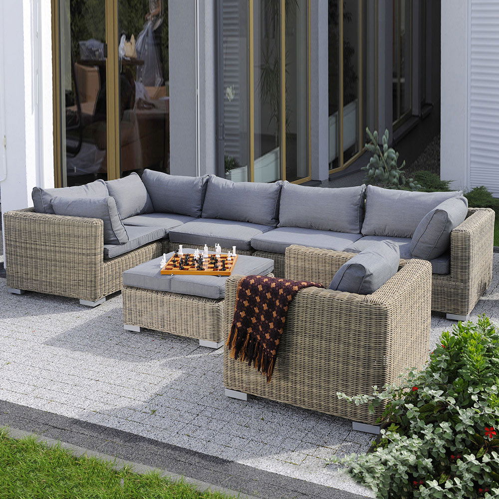 Lauko baldų komplektas PATIO Dorothee, rudas