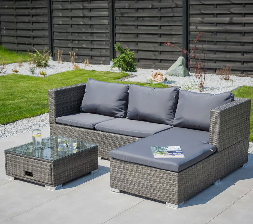 Lauko baldų komplektas PATIO Liliane, rudas
