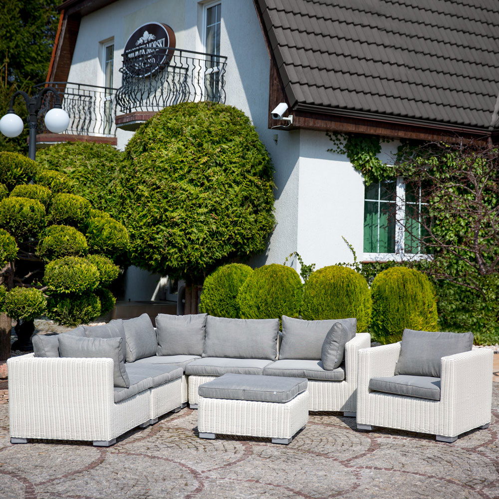 Lauko baldų komplektas PATIO Dorothee, baltas