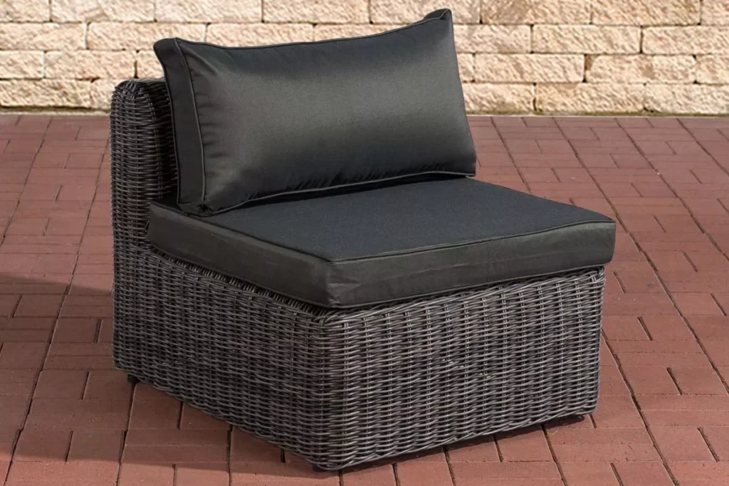 Centrinė sofa Marbella antracito spalvos 5mm