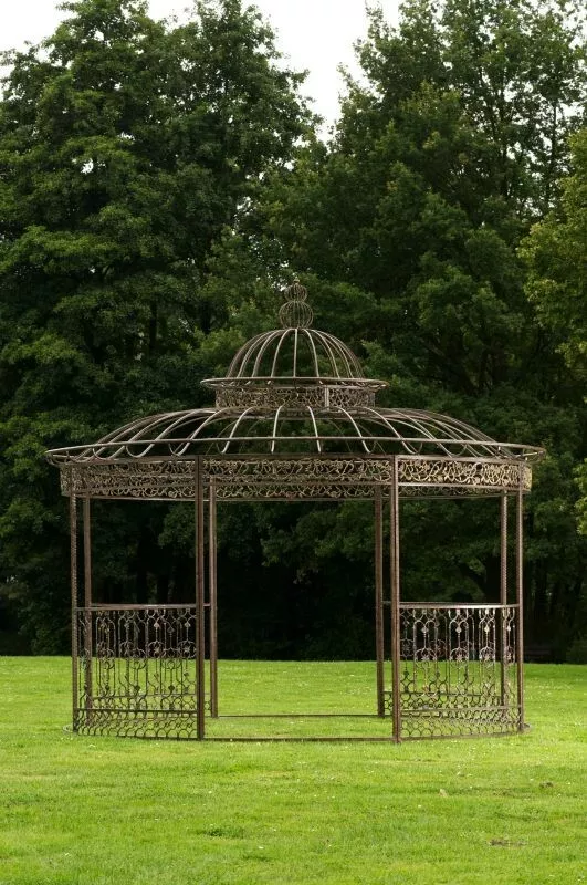 XXL Prabangi Romantiška Pavėsinė Apvalus 500 cm