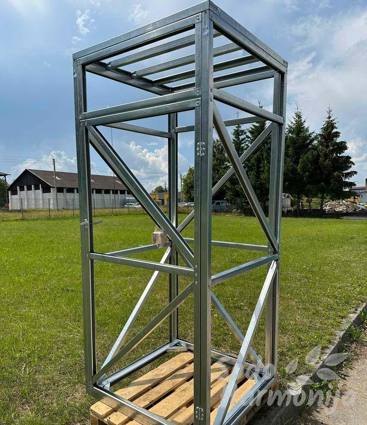 Lauko dušas 1x1 (Konstrukcija)