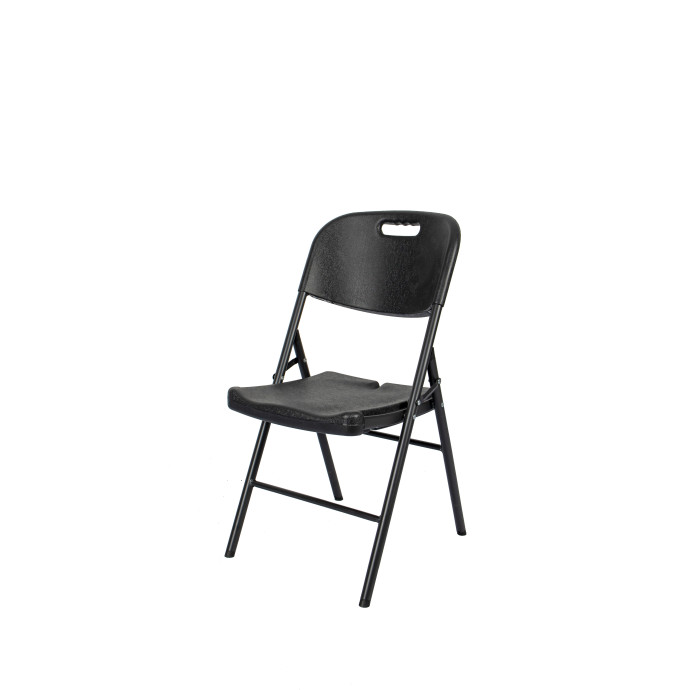 Išskleidžiama lauko kėdė Premium Juoda