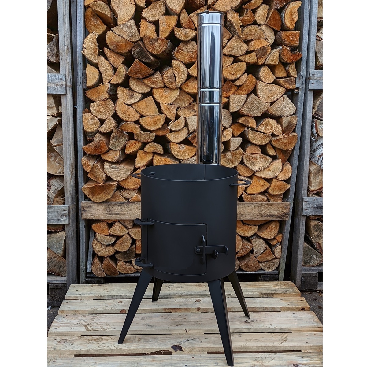 Krosnelė Kazan Mangal 8-12L kazanui  / skersmuo 36cm / plienas 2mm