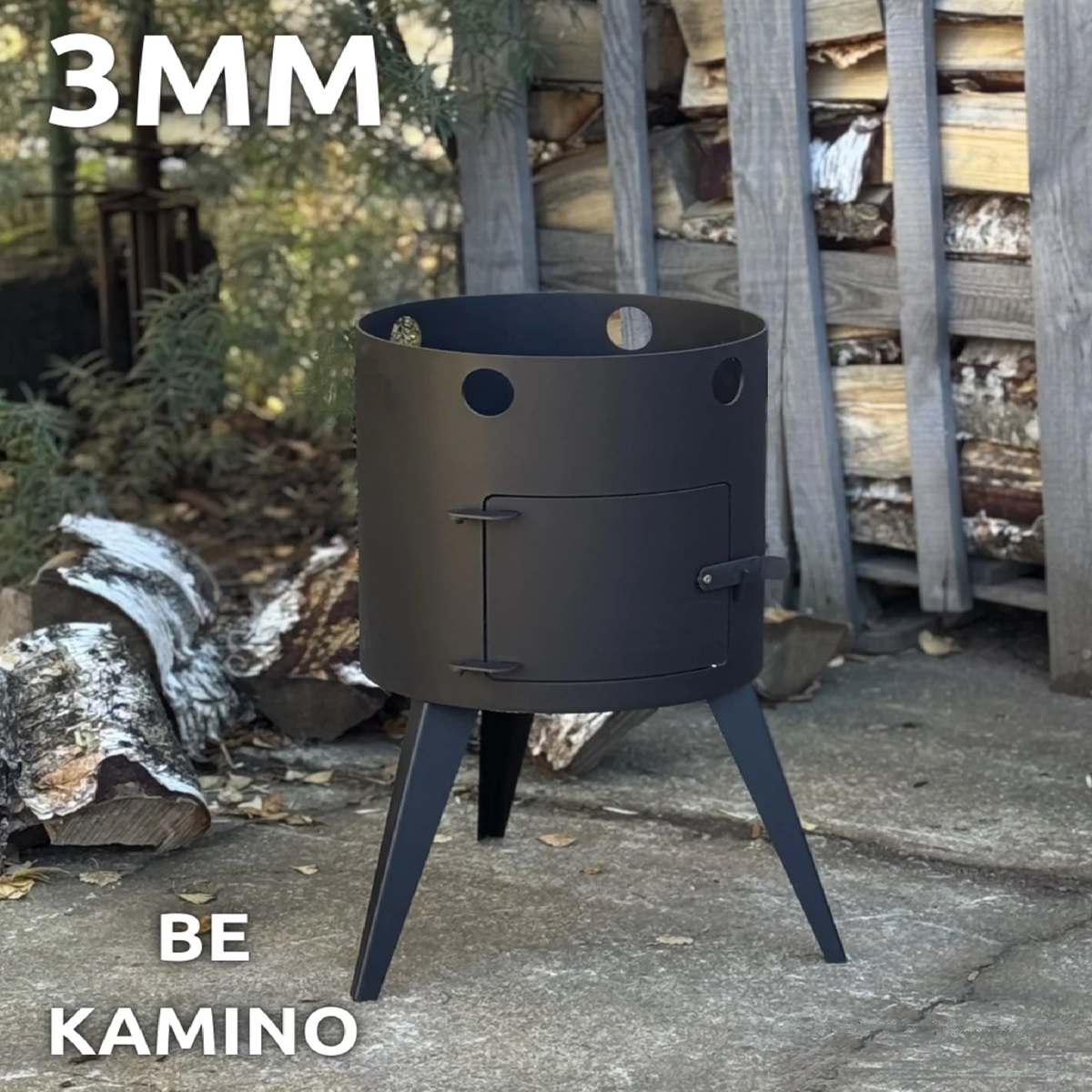 Krosnelė kazanui 30-40L, plienas 3mm, D550mm / KMB30