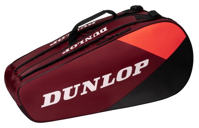 Krepšys tenisui DUNLOP CX-CLUB 6 black/red