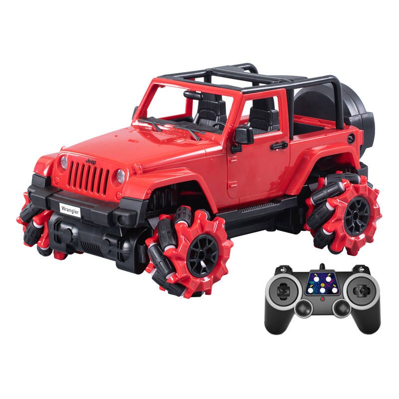 RC nuotolinio valdymo automobilis 1-16 Double Eagle (raudonas) Jeep (drift) E348-003