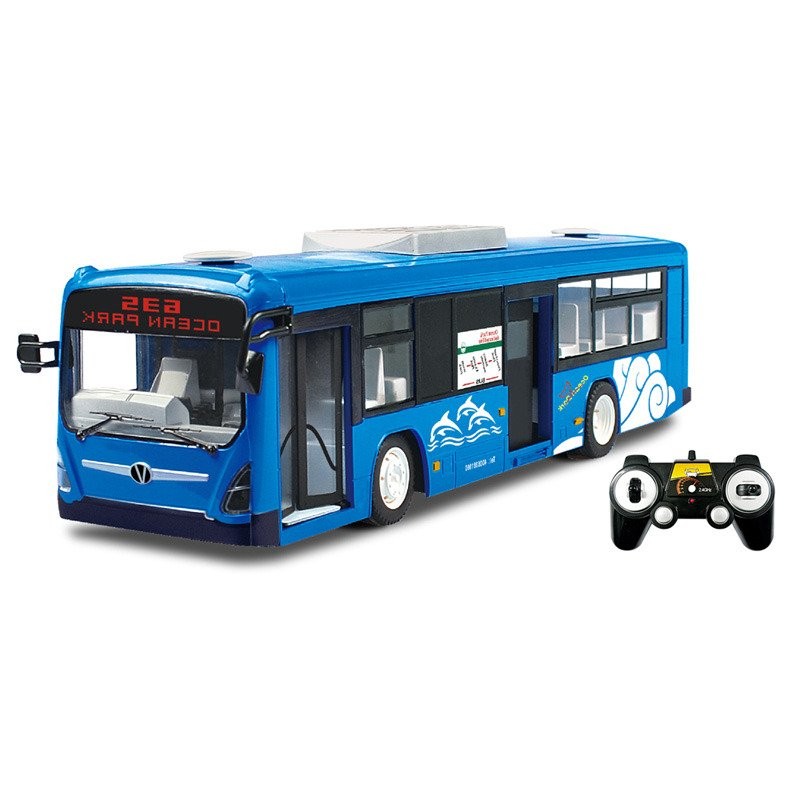 Nuotolinio valdymo RC miesto autobusas 1-20 Double Eagle (mėlynas) E635-003