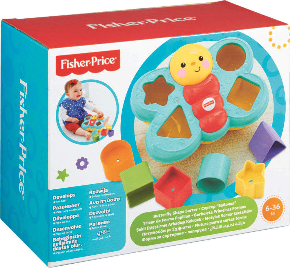 Fisher Price formelių rūšiuoklis "Drugelis"