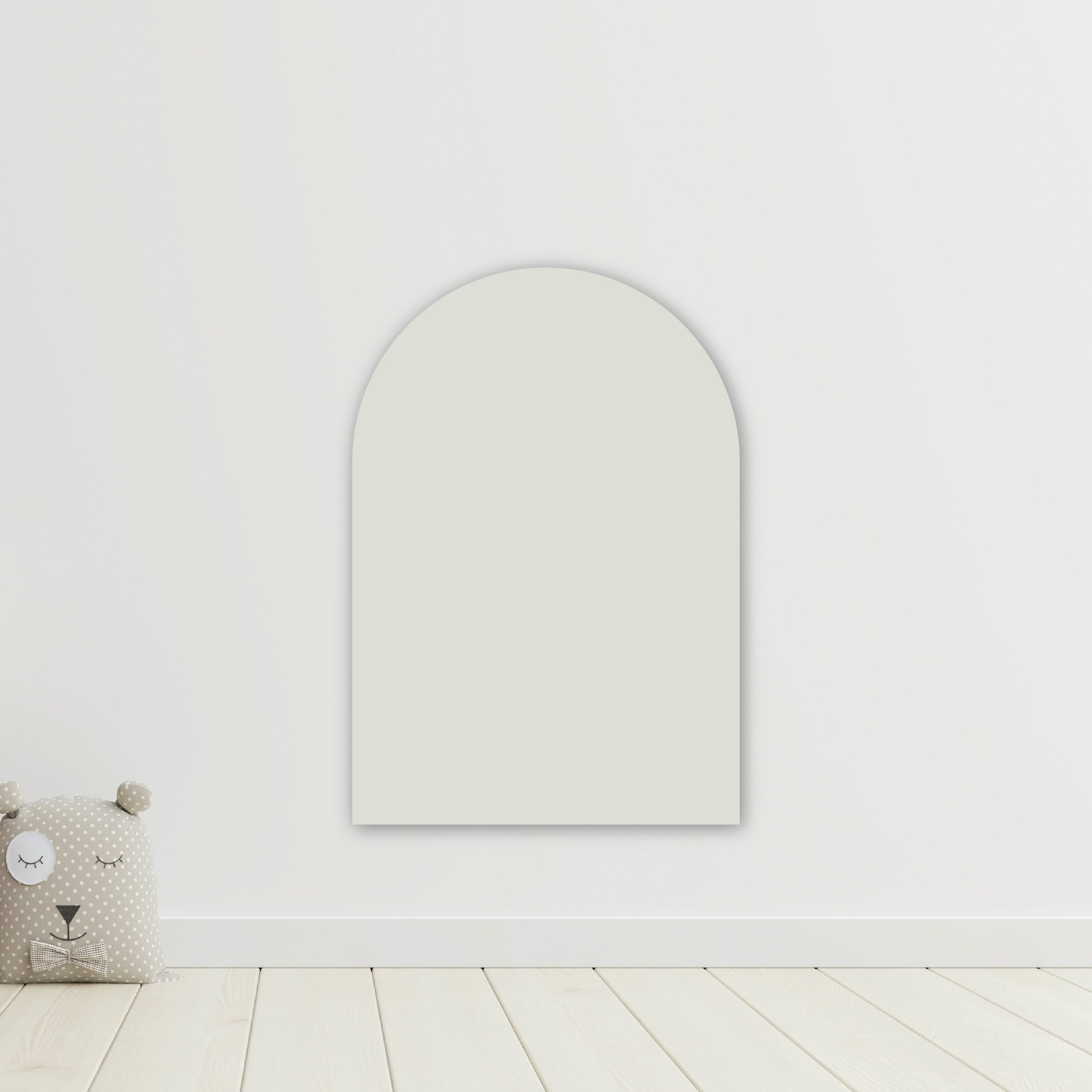 SKILSAS priklijuojama magnetinė lenta „Arka“  Spalva: dramblio kaulo balta, 95 × 76 cm