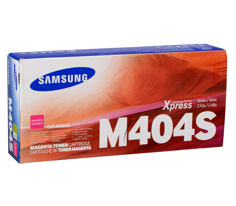 Lazerinė kasetė Samsung CLT-M404S raudona