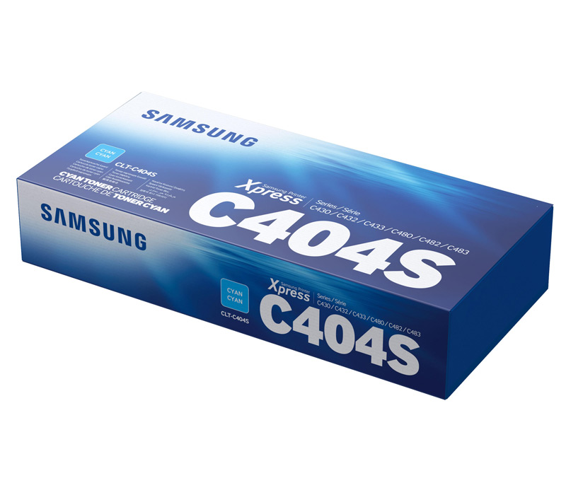 Lazerinė kasetė Samsung CLT-C404S mėlyna